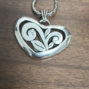 Brighton Silver Heart Pendant